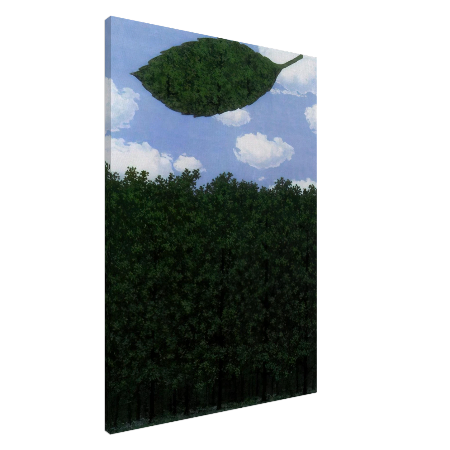 Rene Magritte - CHORUS OF THE SPHINX 1964 Canvas - 20x30 cm / 8x12 inches-canvas