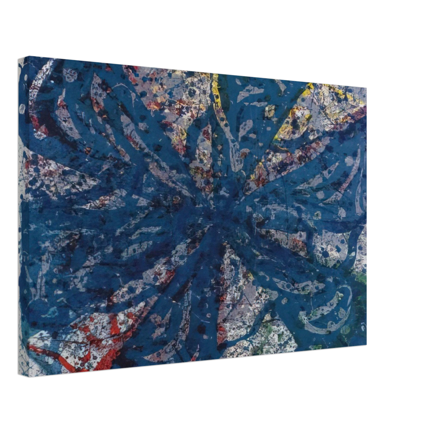 Sam Francis - Untitled  L. L233; G. 820  Canvas - 40x60 cm / 16x24 inches-canvas