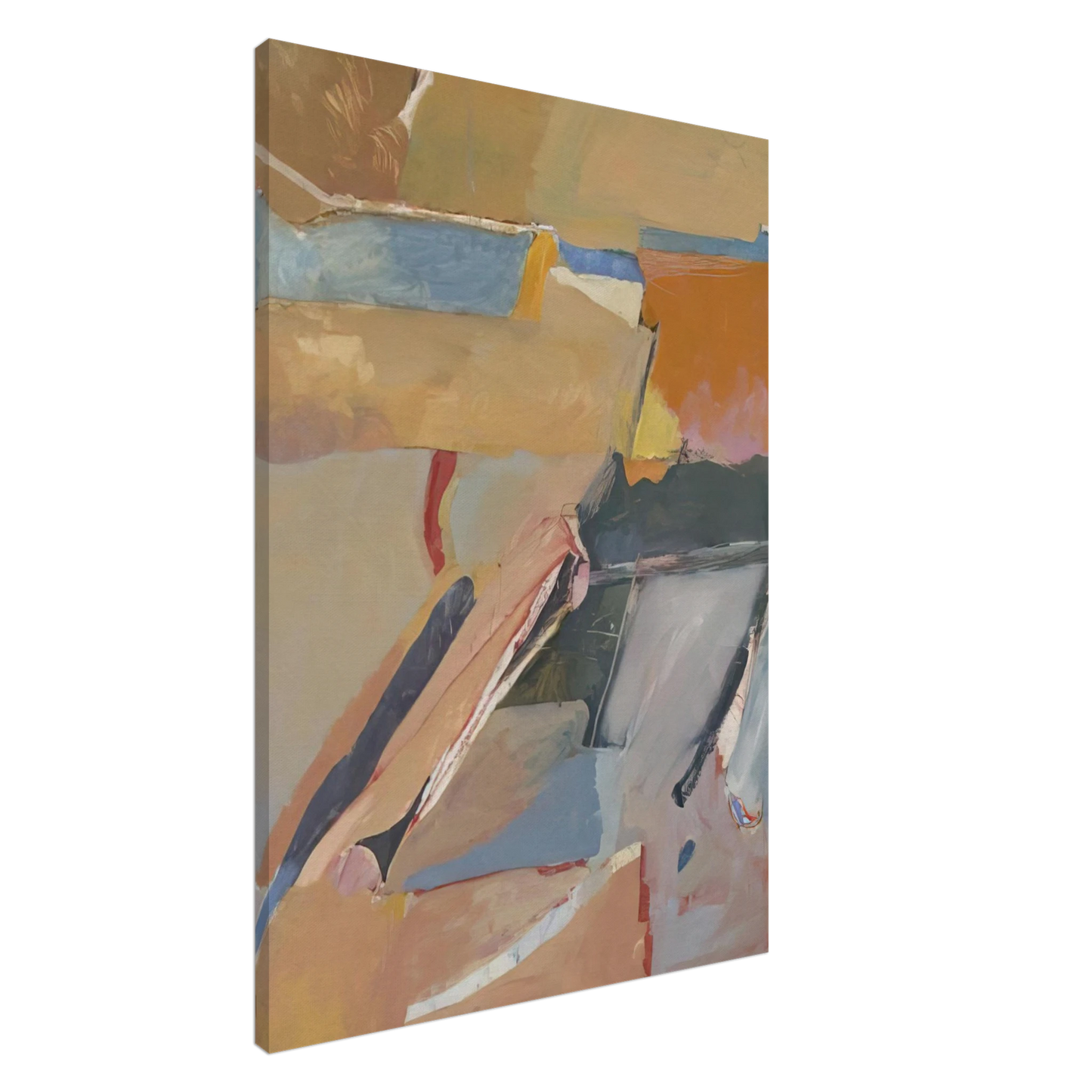 Richard Diebenkorn - Berkeley #8 Canvas - 20x30 cm / 8x12 inches-canvas
