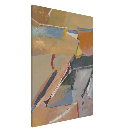 Richard Diebenkorn - Berkeley #8 Canvas - 20x30 cm / 8x12 inches-canvas