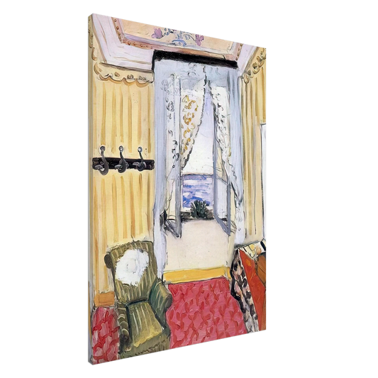 Henri Matisse - MY ROOM AT THE BEAU RIVAGE 1918 Canvas - 20x30 cm / 8x12 inches-canvas