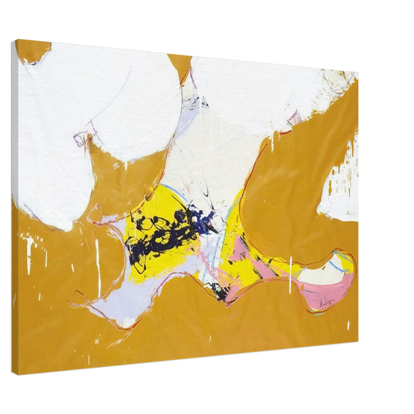 Norman Bluhm - Round About - 1973 Canvas - 20x30 cm / 8x12 inches-canvas