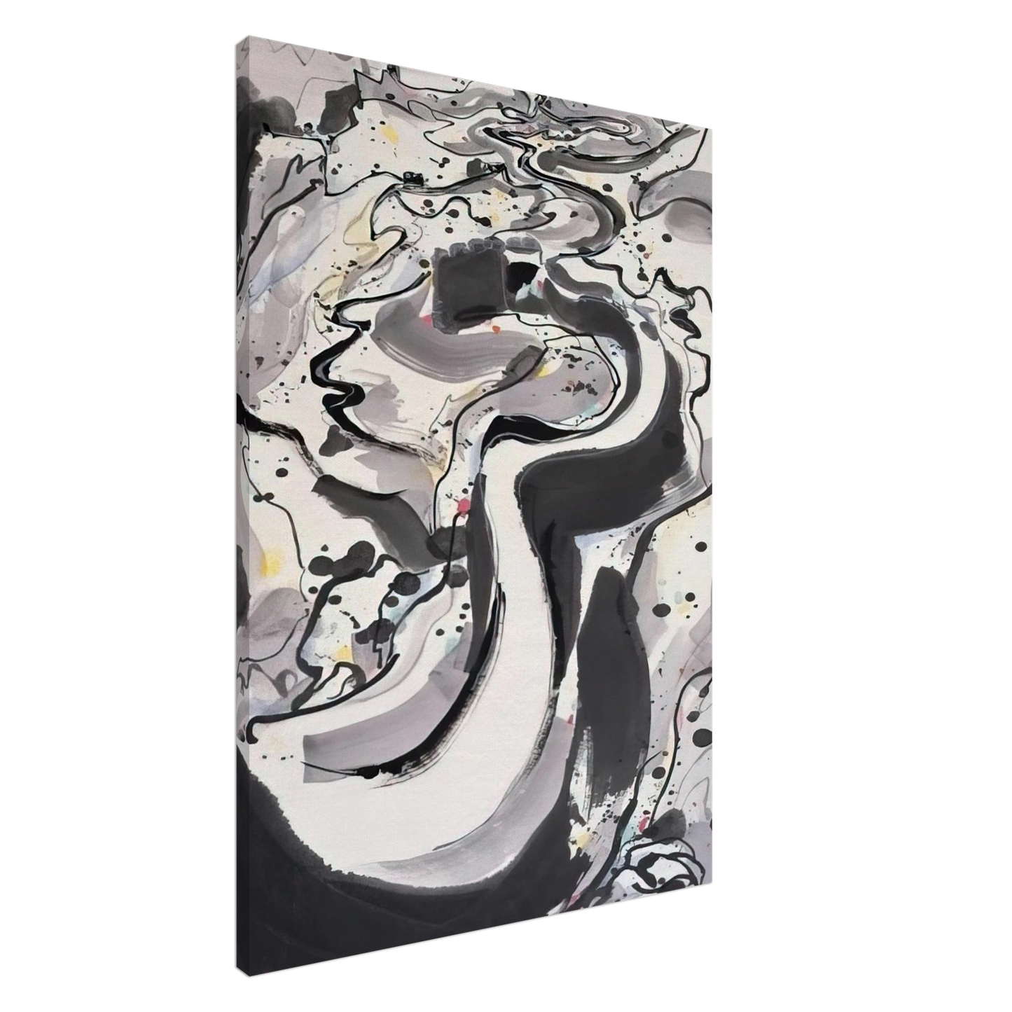 Wu Guanzhong - The Great Wall I - 1986 Canvas - 20x30 cm / 8x12 inches-canvas