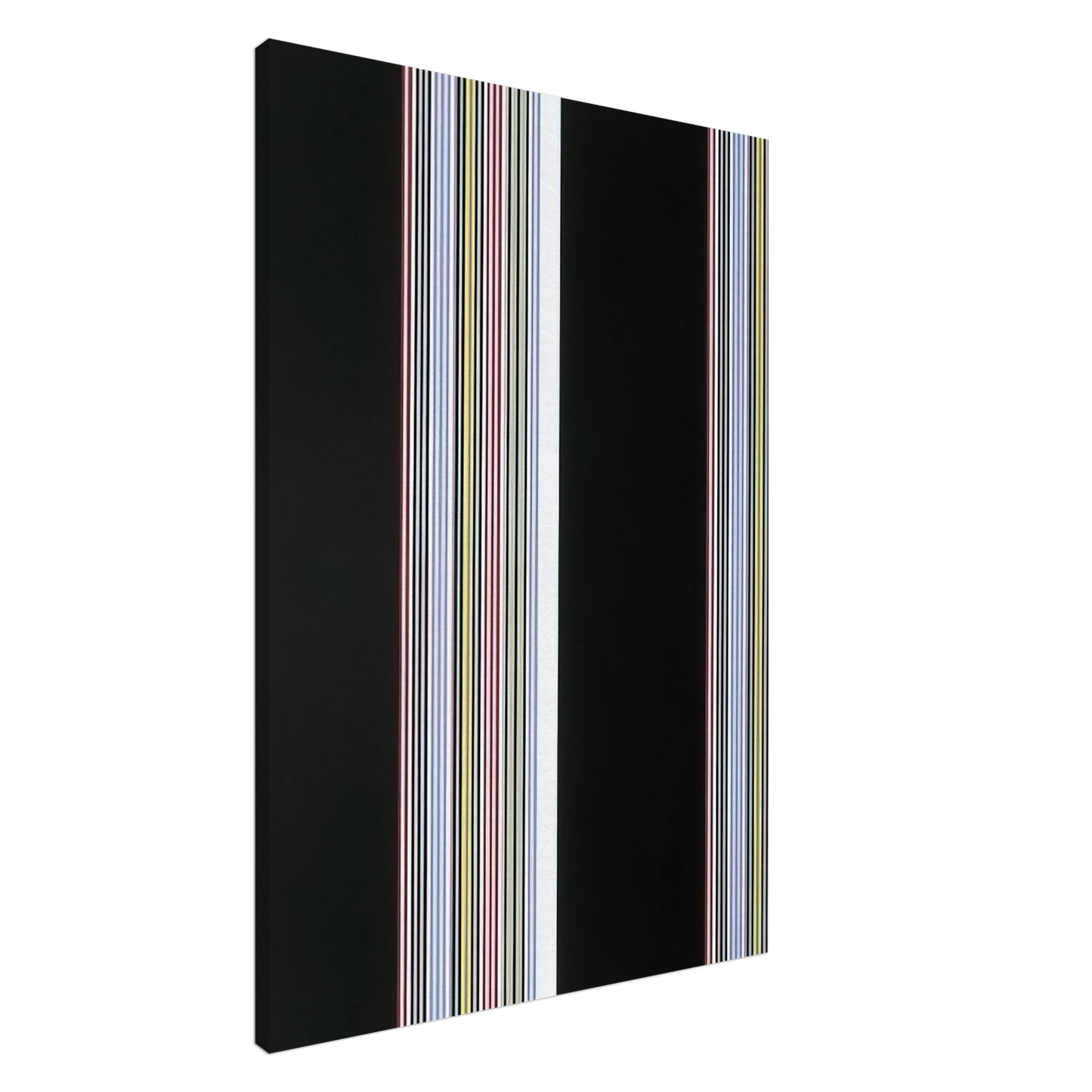 Gene Davis - Smithsonian Resident Associates Program 1985 20th Anniversary Poster - 1985 Canvas - 20x30 cm / 8x12 inches-canvas