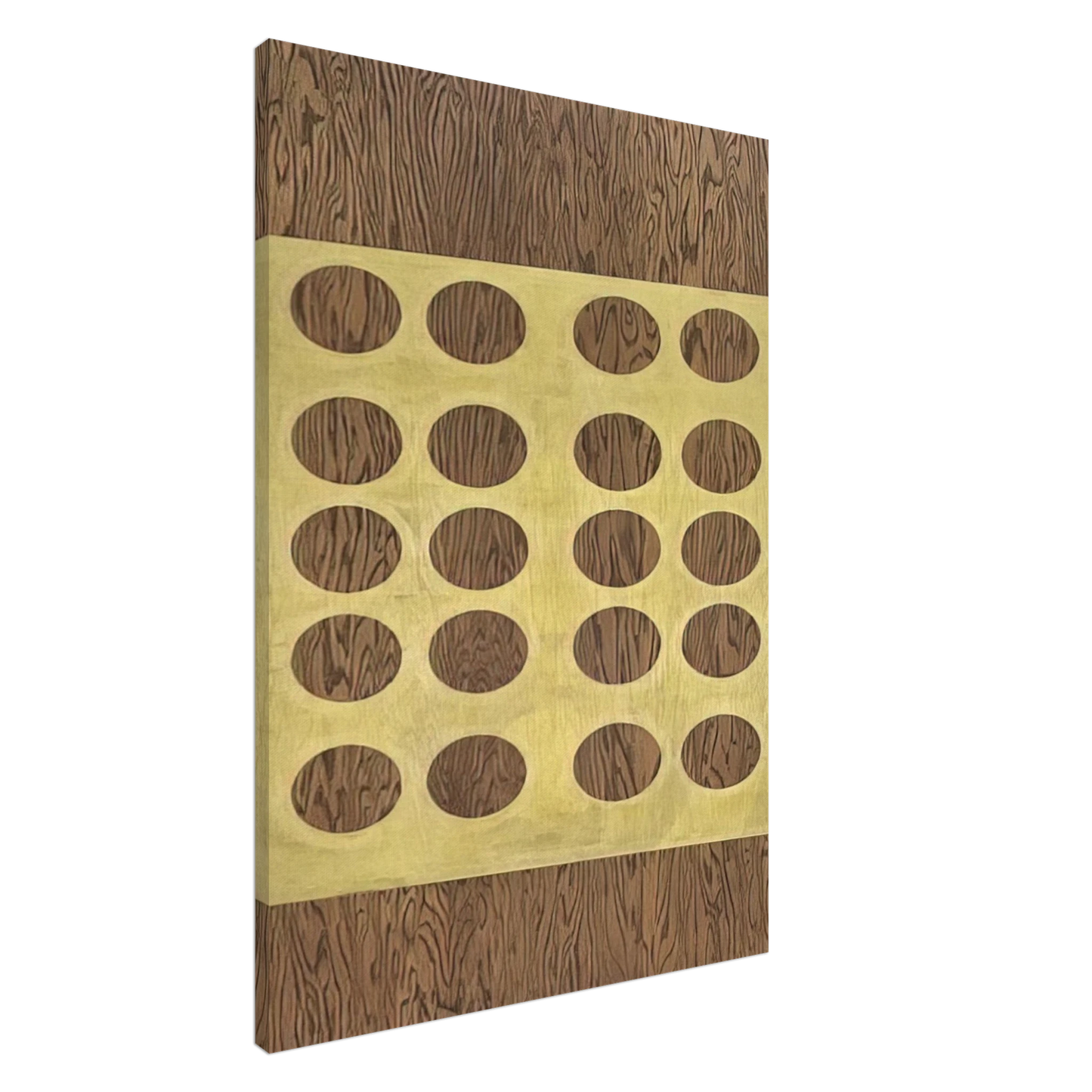 Robert Indiana - Twenty Golden Orbs Canvas - 20x30 cm / 8x12 inches-canvas