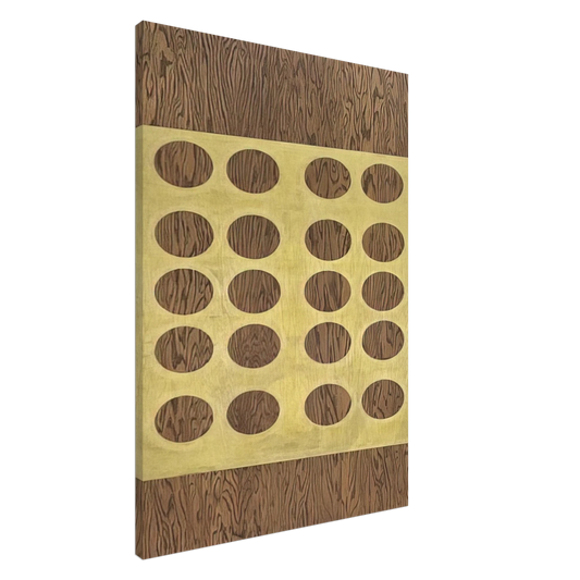 Robert Indiana - Twenty Golden Orbs Canvas - 20x30 cm / 8x12 inches-canvas