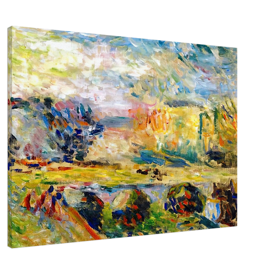 Henri Matisse - THE BRIDGE 1901 Canvas - 20x30 cm / 8x12 inches-canvas