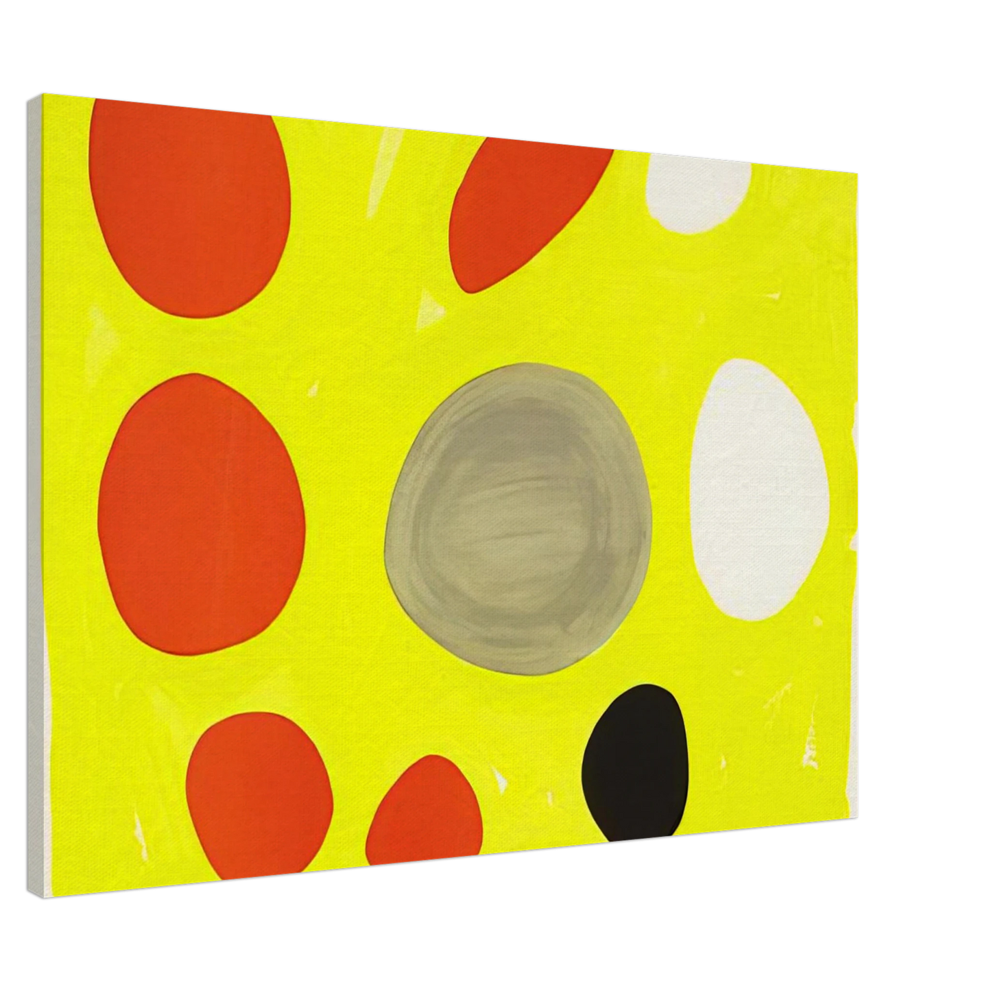 Alexander Calder - GREY OVAL 1975 Canvas - 20x30 cm / 8x12 inches-canvas