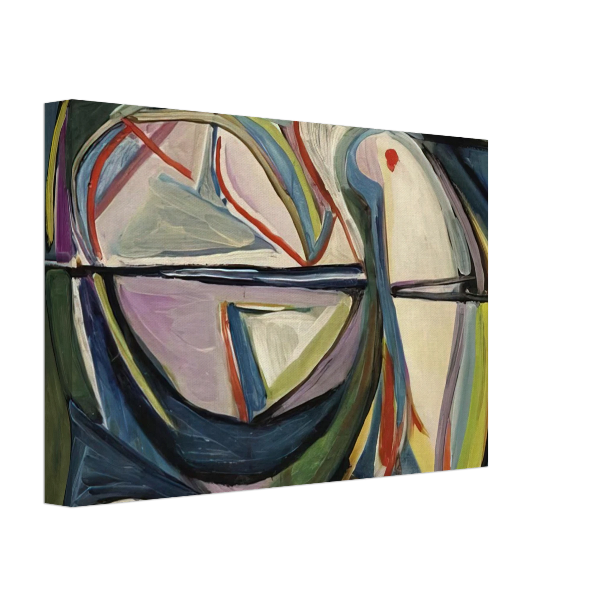 Bram van Velde - Untitled - 1948 Canvas - 40x60 cm / 16x24 inches-canvas