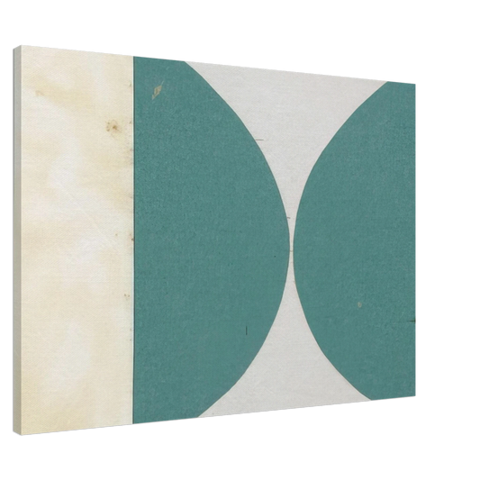 Ellsworth Kelly - Green Curves from the series Line Form Color Canvas - 20x30 cm / 8x12 inches-canvas