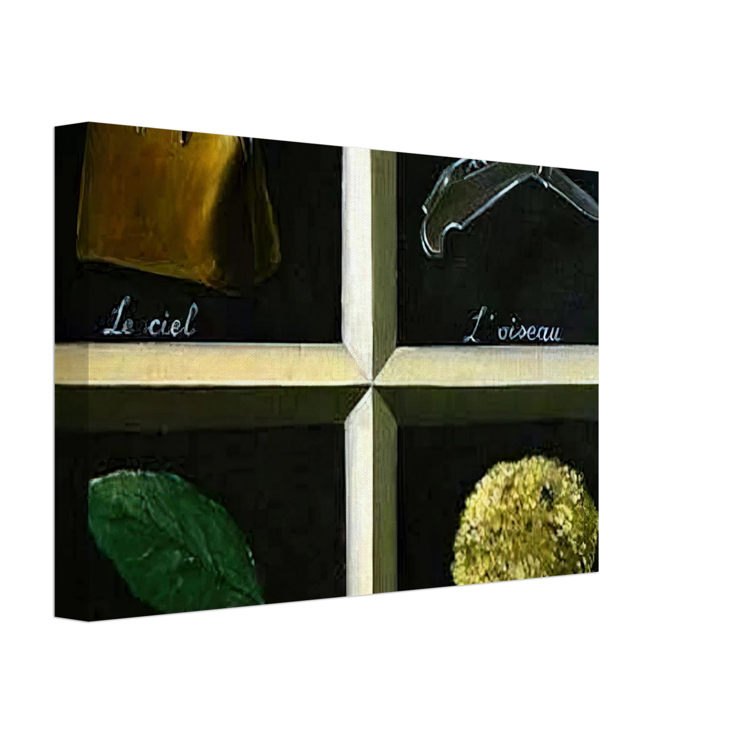 Rene Magritte - THE INTERPRETATION OF DREAMS 1927 Canvas - 40x60 cm / 16x24 inches-canvas