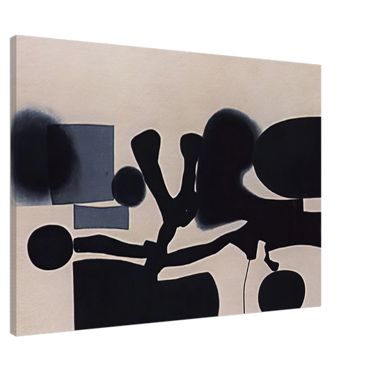 Victor Pasmore - HARMONY OF OPPOSITES 1986 Canvas - 20x30 cm / 8x12 inches-canvas