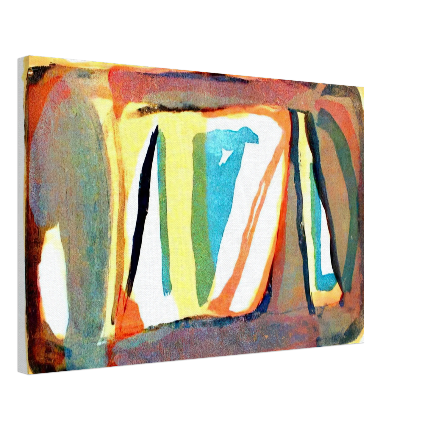 Bram van Velde - Etendue - 1974 Canvas - 70x100 cm / 28x40 inches-canvas