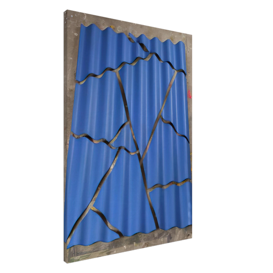 Jeremy Moon - 3D 2 72 - 1972 Canvas - 20x30 cm / 8x12 inches-canvas