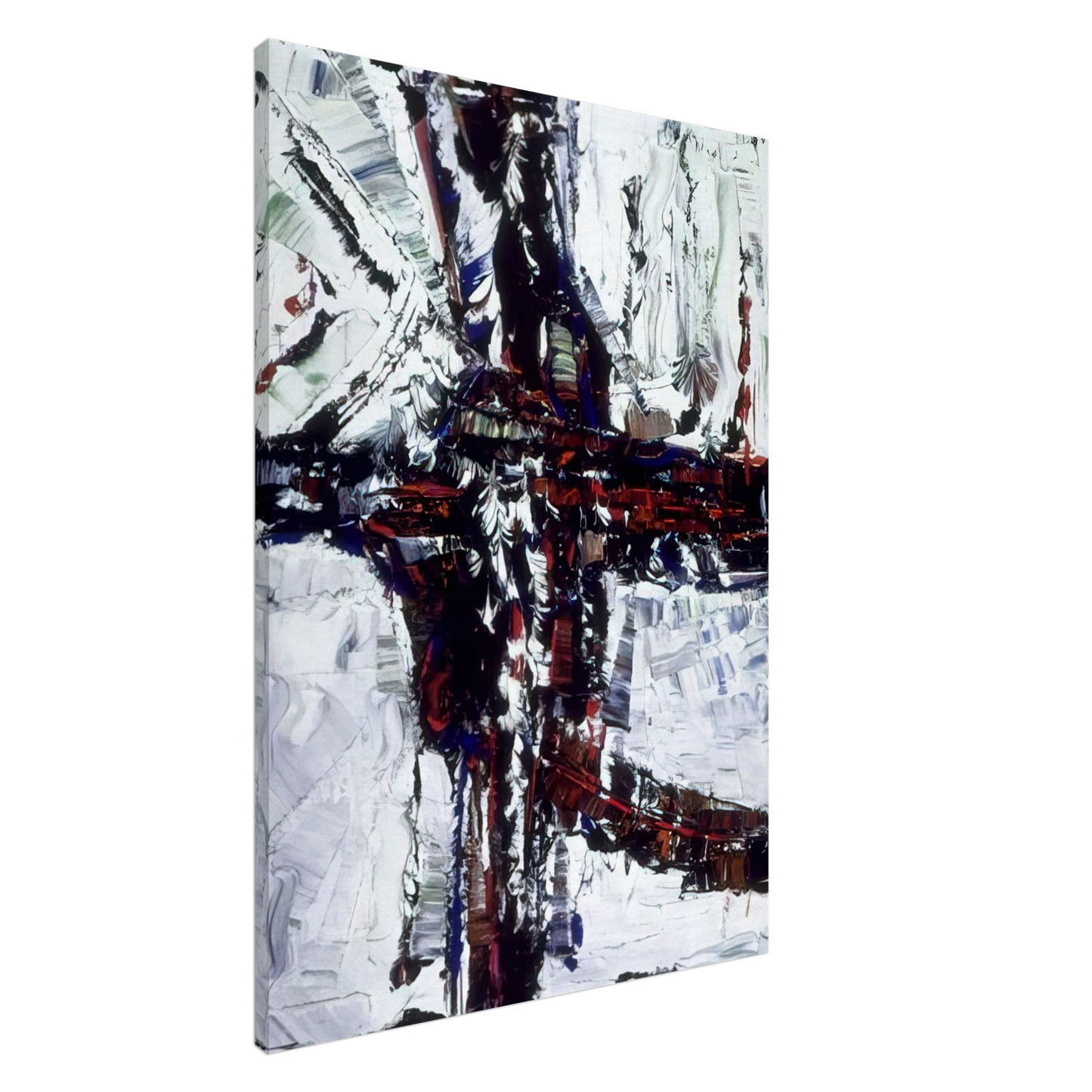 Jean-Paul Riopelle - Chemin d hiver Canvas - 20x30 cm / 8x12 inches-canvas