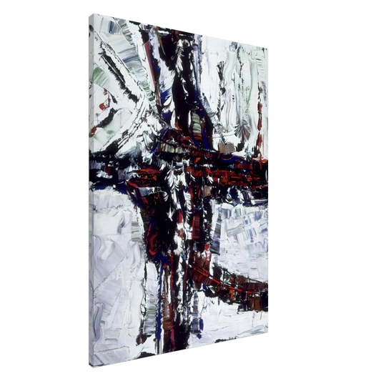 Jean-Paul Riopelle - Chemin d hiver Canvas - 20x30 cm / 8x12 inches-canvas