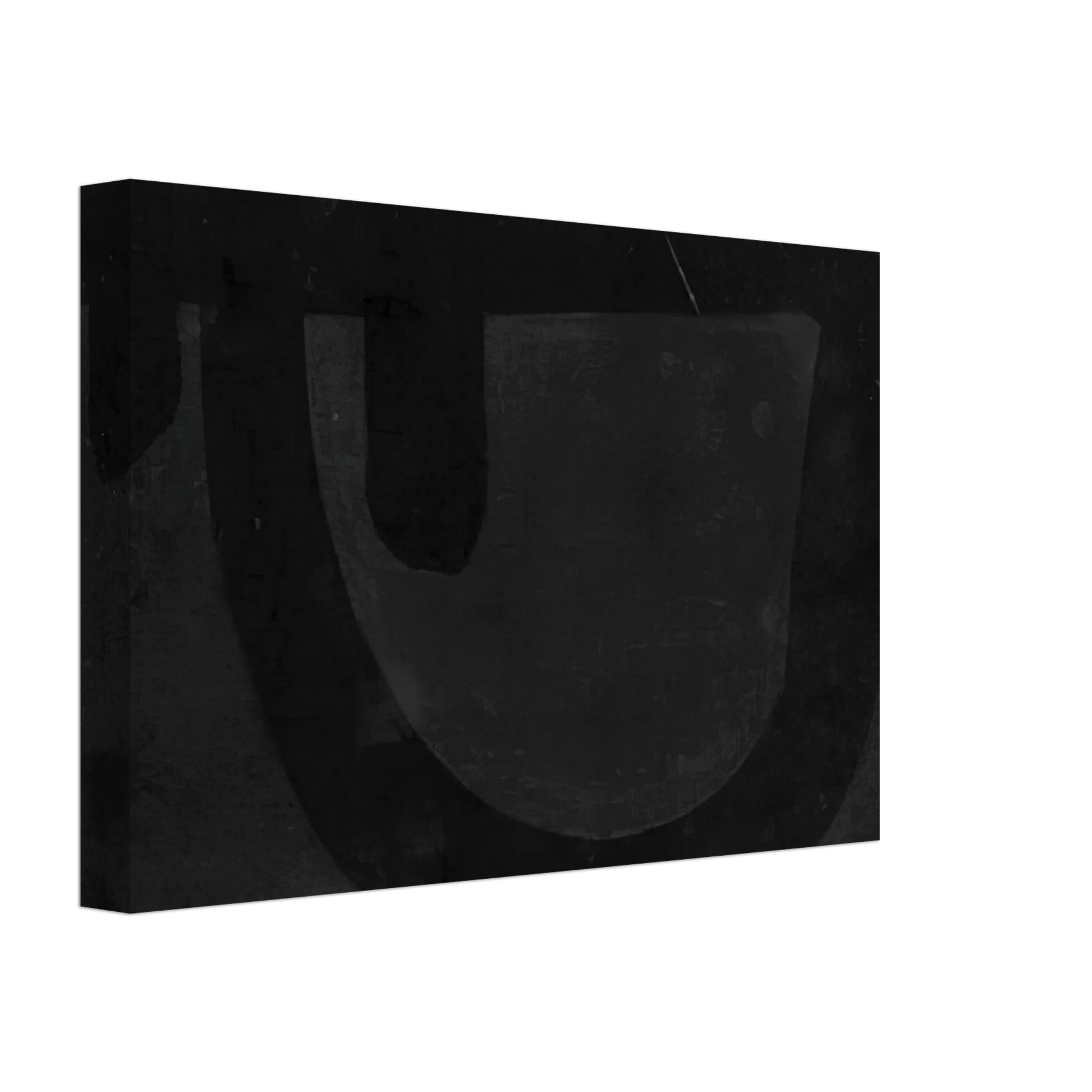 Pierre Soulages - Peinture 8 aout 1974 - 1974 Canvas - 70x100 cm / 28x40 inches-canvas