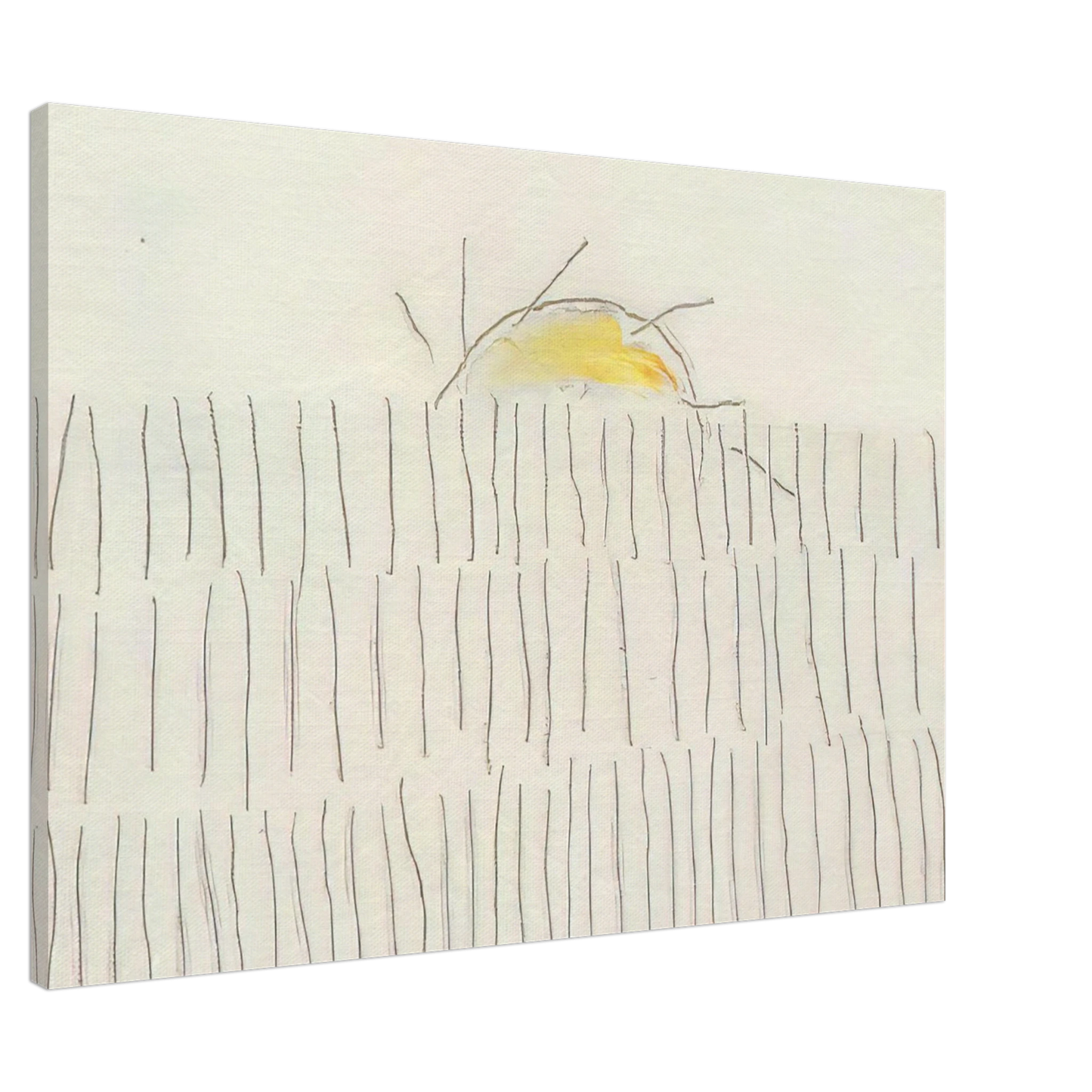 Forrest Bess - Untitled - 1966 Canvas - 20x30 cm / 8x12 inches-canvas