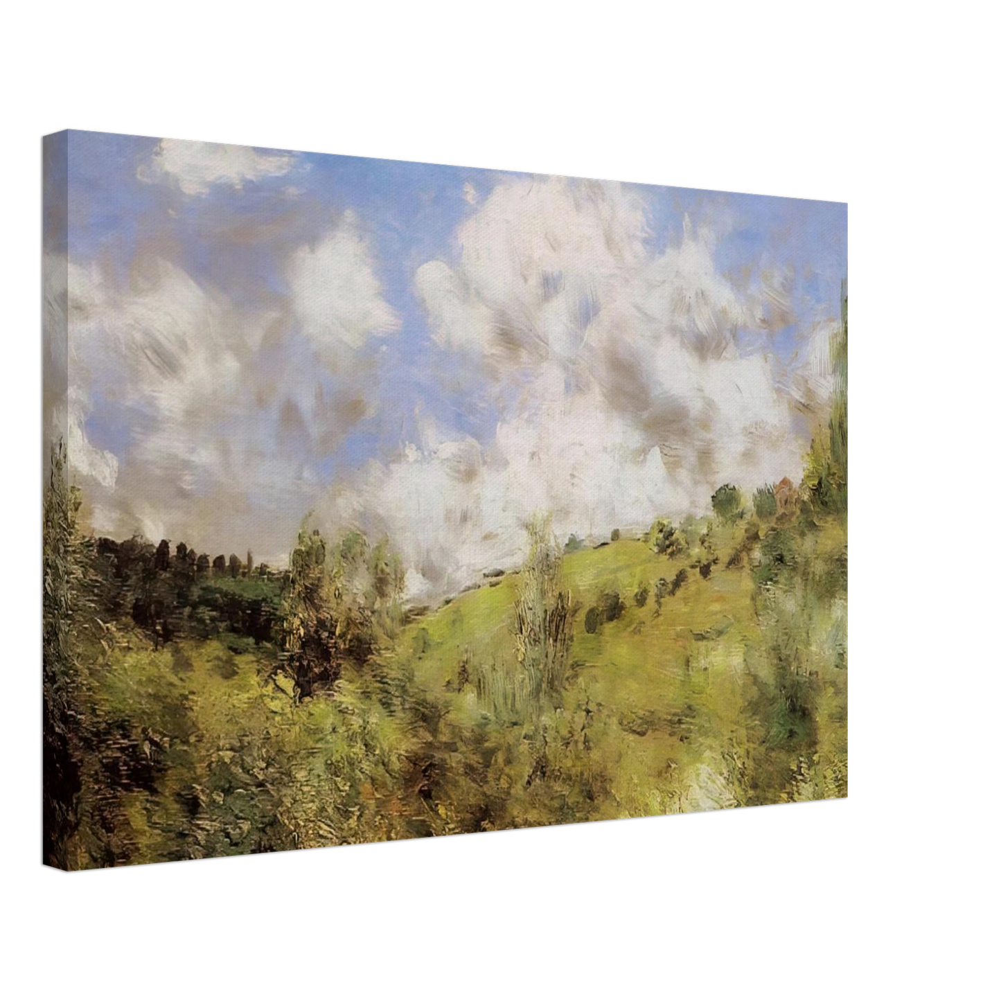 Pierre-Auguste Renoir - Strong Wind Gust of Wind Canvas - 40x60 cm / 16x24 inches-canvas