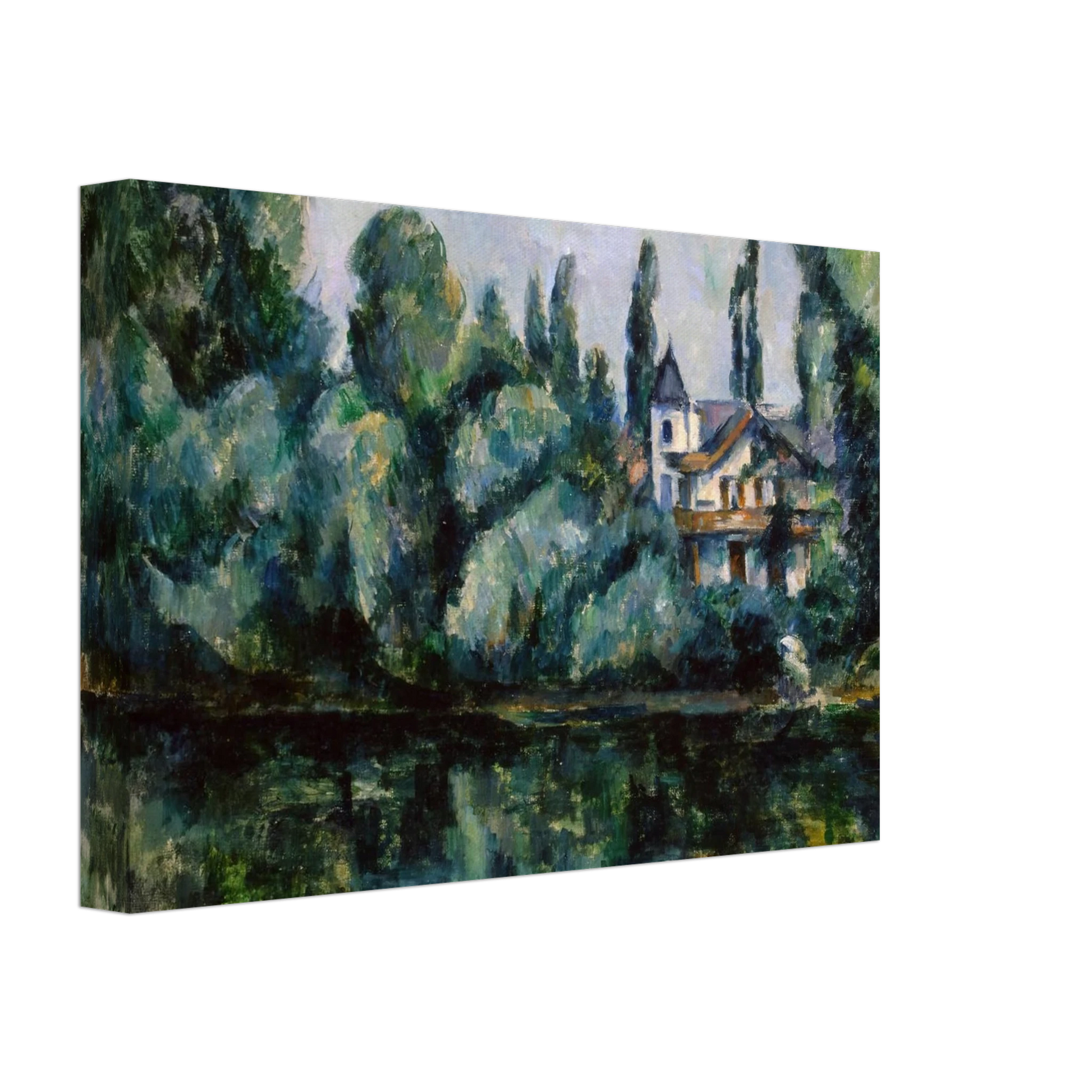 Paul Cezanne - The Banks of the Marne Canvas - 70x100 cm / 28x40 inches-canvas