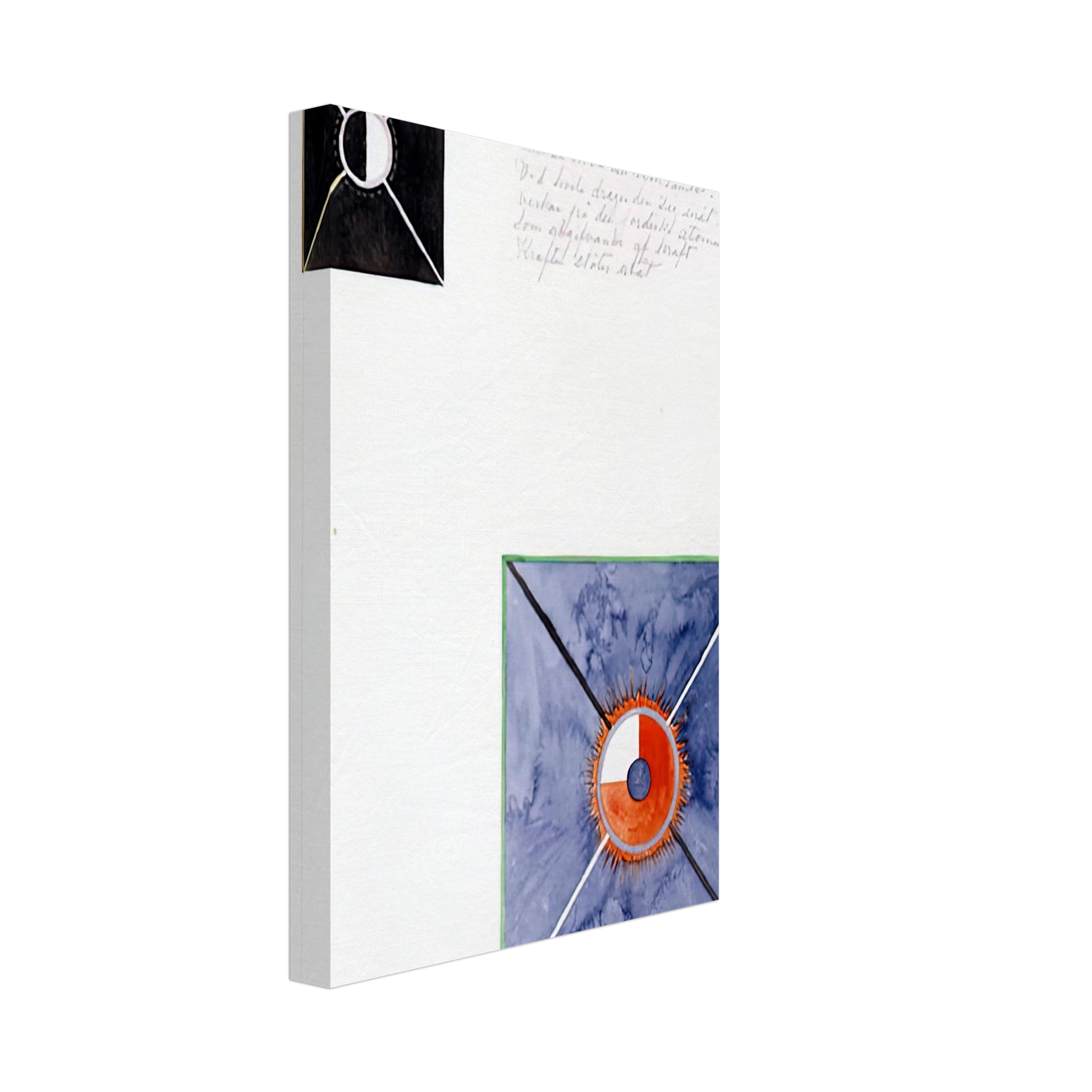 Hilma af Klint - ATOM SERIES NO 8 ATOM ON THE ETHER PLANE IS IN CONSTANT CHANGE BETWEEN REST AND ACTIVITY AT THE 1917 Canvas - 70x100 cm / 28x40 inches-canvas