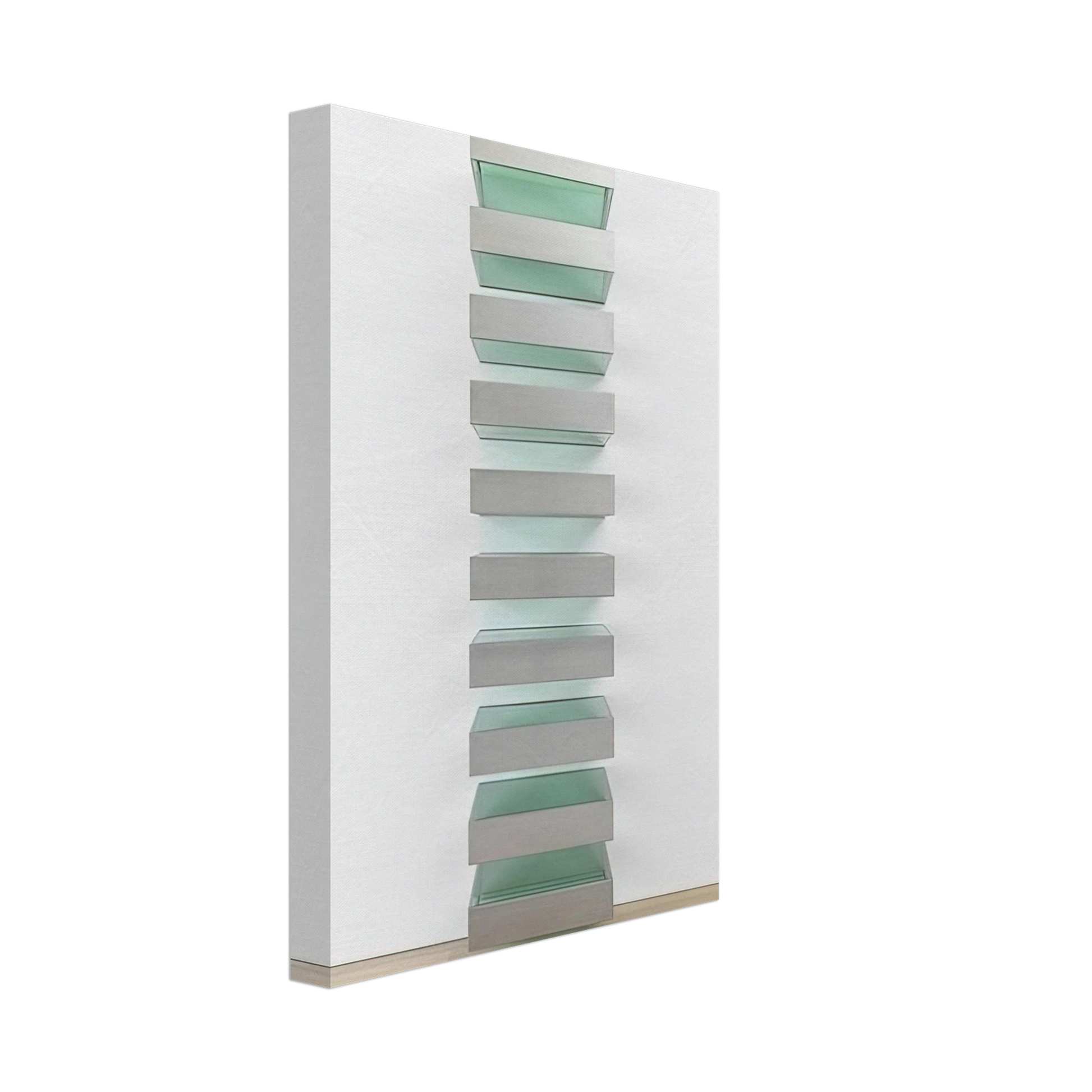 Donald Judd - Untitled Bernstein 89-1 - 1989 Canvas - 40x60 cm / 16x24 inches-canvas