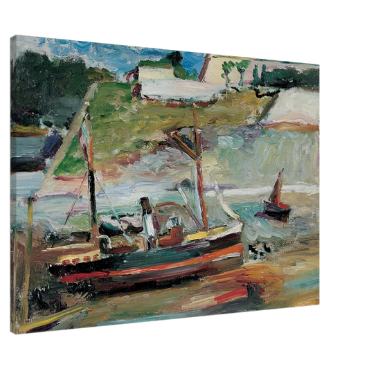Henri Matisse - BELLE ILE LE PORT DE PALAIS 1896 Canvas - 20x30 cm / 8x12 inches-canvas
