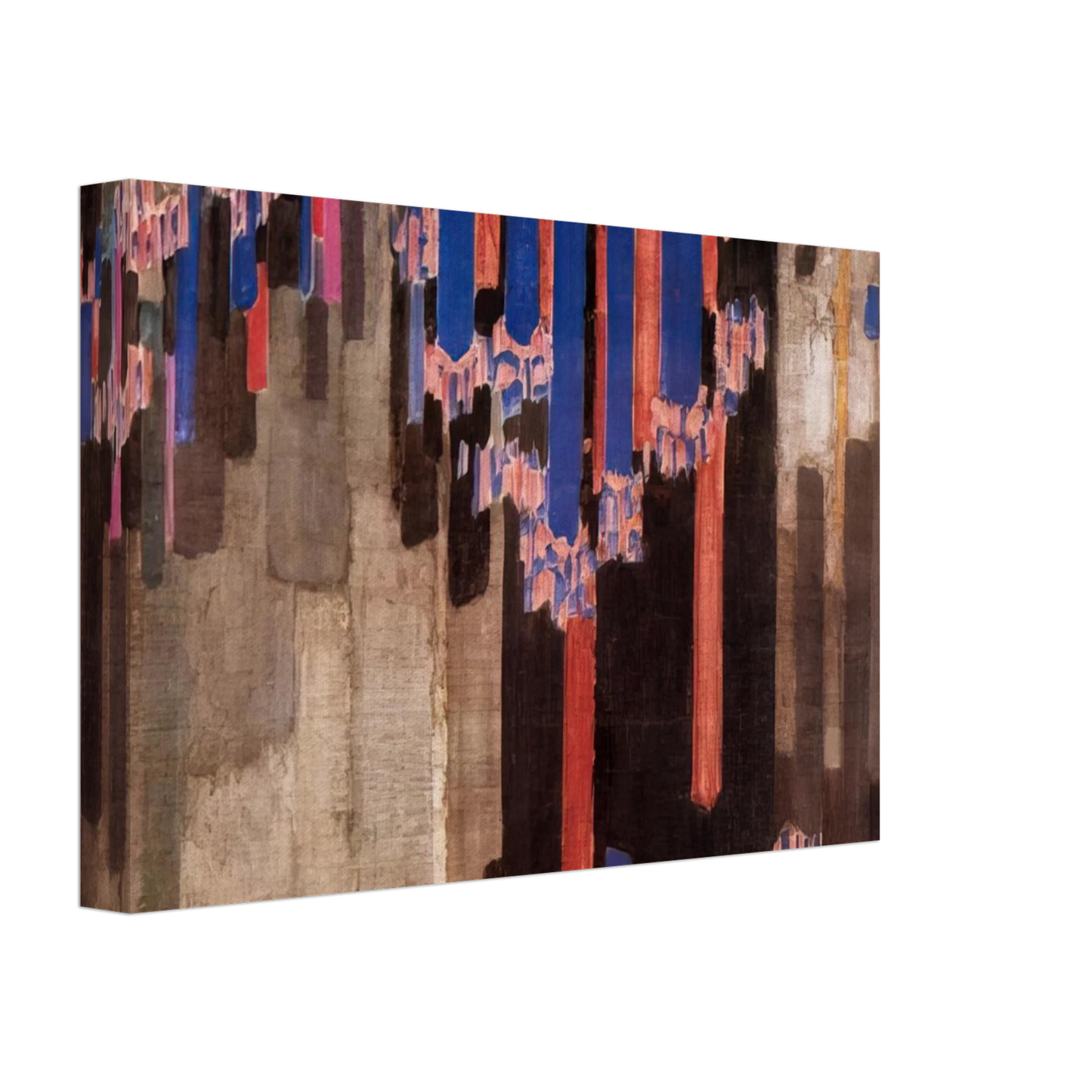 Frantisek Kupka - Ordination of verticals Canvas - 40x60 cm / 16x24 inches-canvas