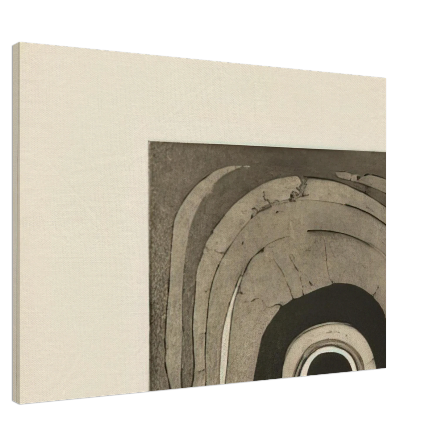 Lee Bontecou - ETCHING ONE 1967 Canvas - 20x30 cm / 8x12 inches-canvas