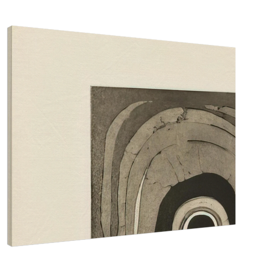 Lee Bontecou - ETCHING ONE 1967 Canvas - 20x30 cm / 8x12 inches-canvas