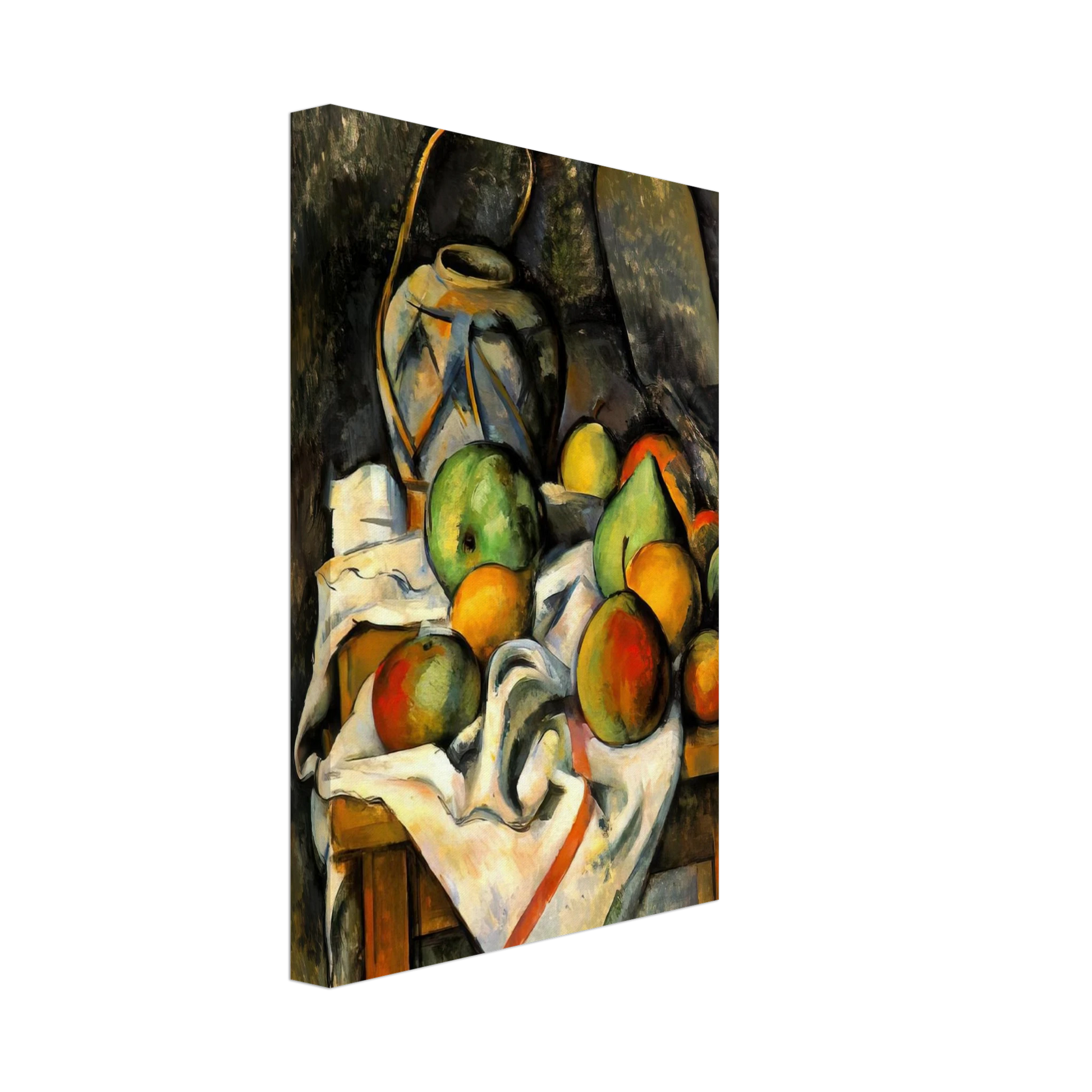 Paul Cezanne - Ginger Jar Canvas - 40x60 cm / 16x24 inches-canvas
