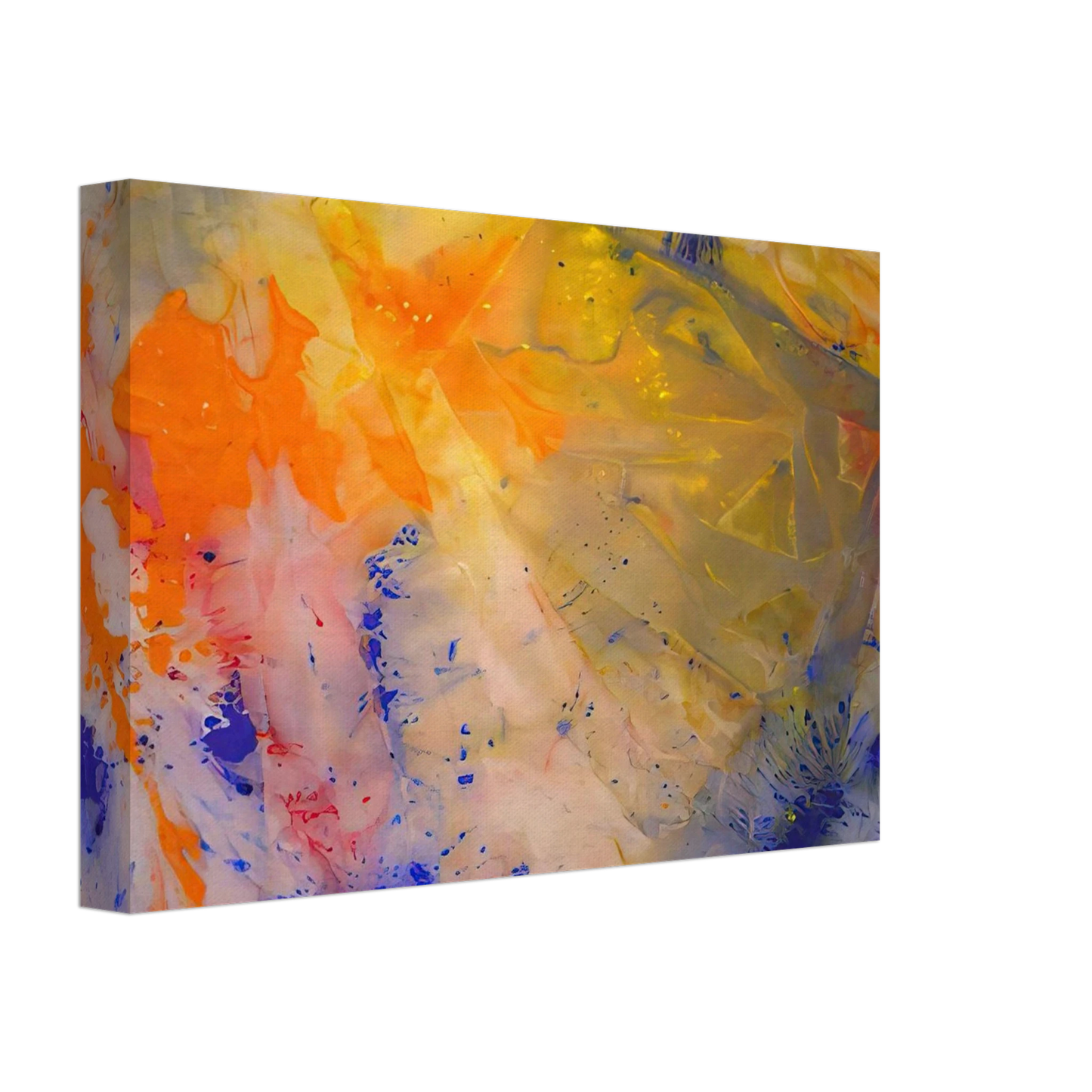 Sam Gilliam - A Spring Thaw Canvas - 70x100 cm / 28x40 inches-canvas
