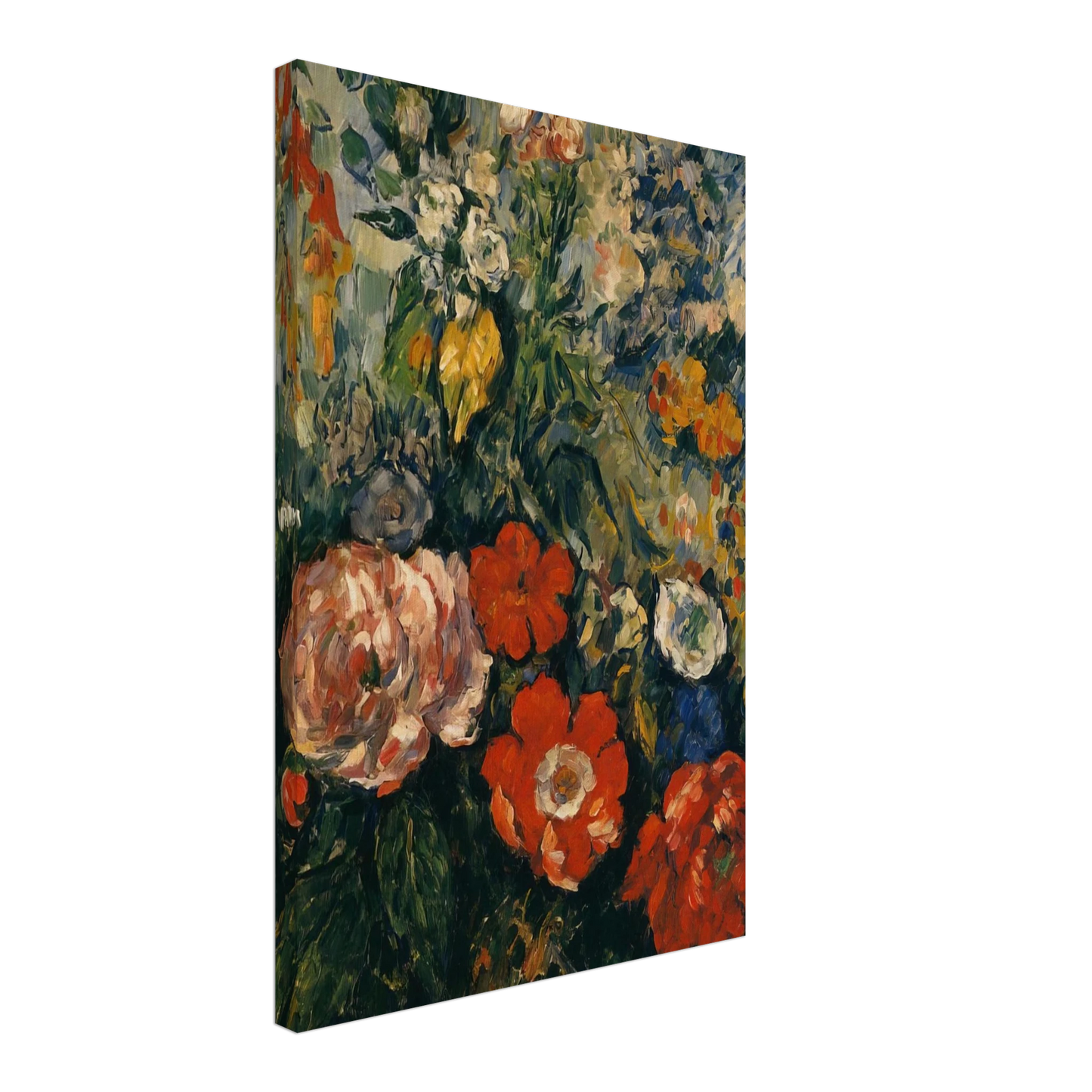 Paul Cezanne - Bouquet of Flowers Canvas - 70x100 cm / 28x40 inches-canvas