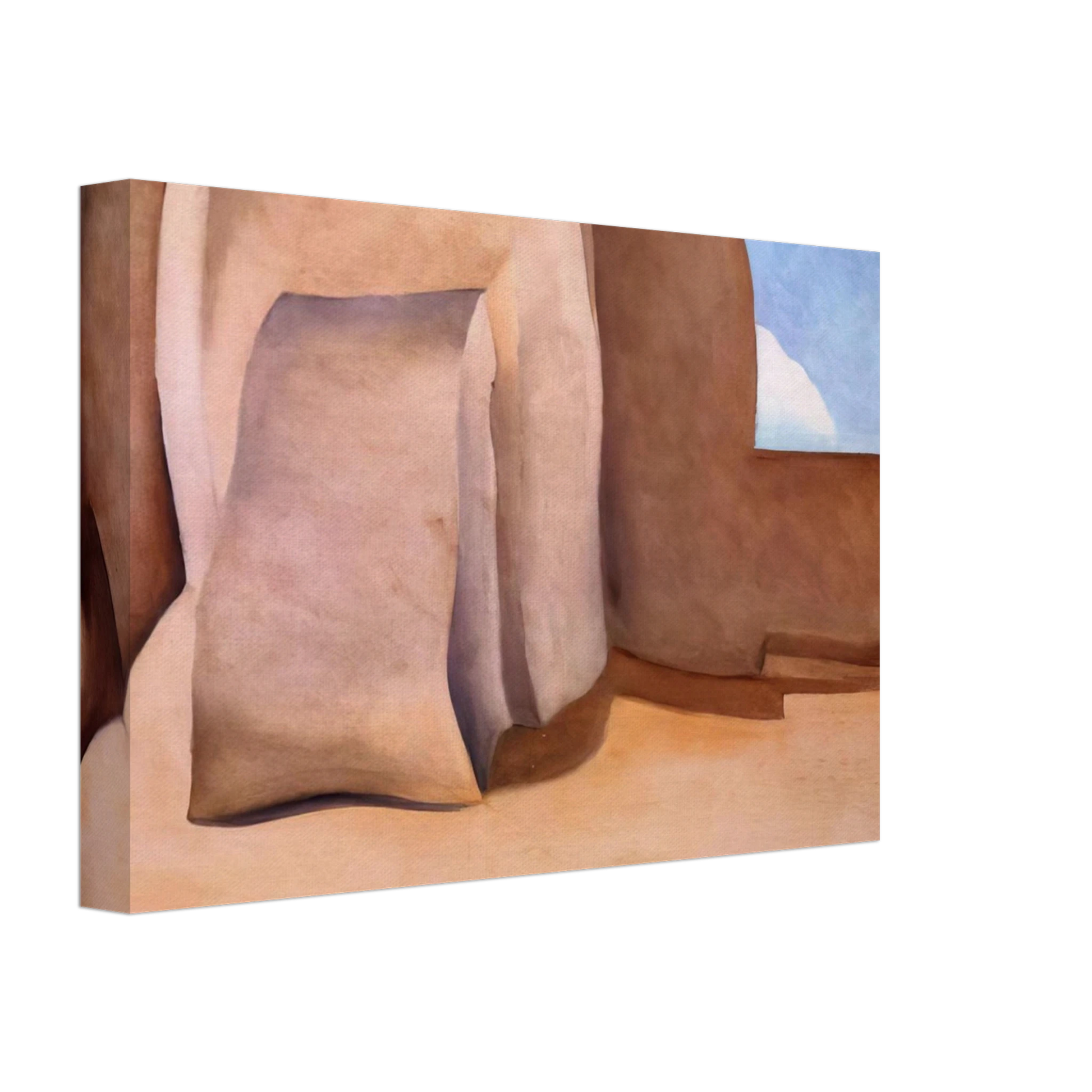 Georgia O'Keeffe - Ranchos Church, New Mexico Canvas - 70x100 cm / 28x40 inches-canvas