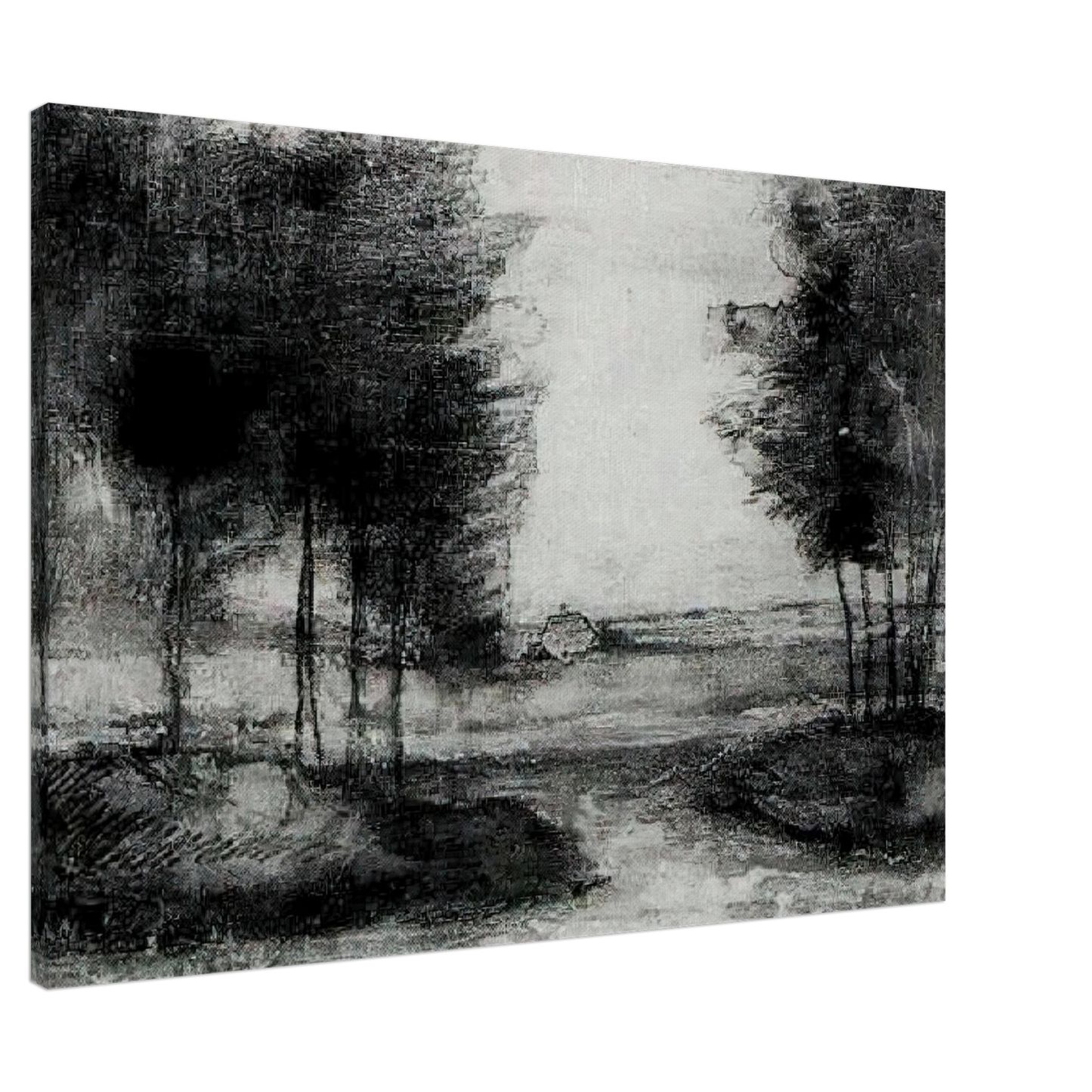 Vincent van Gogh - Landscape Canvas - 20x30 cm / 8x12 inches-canvas