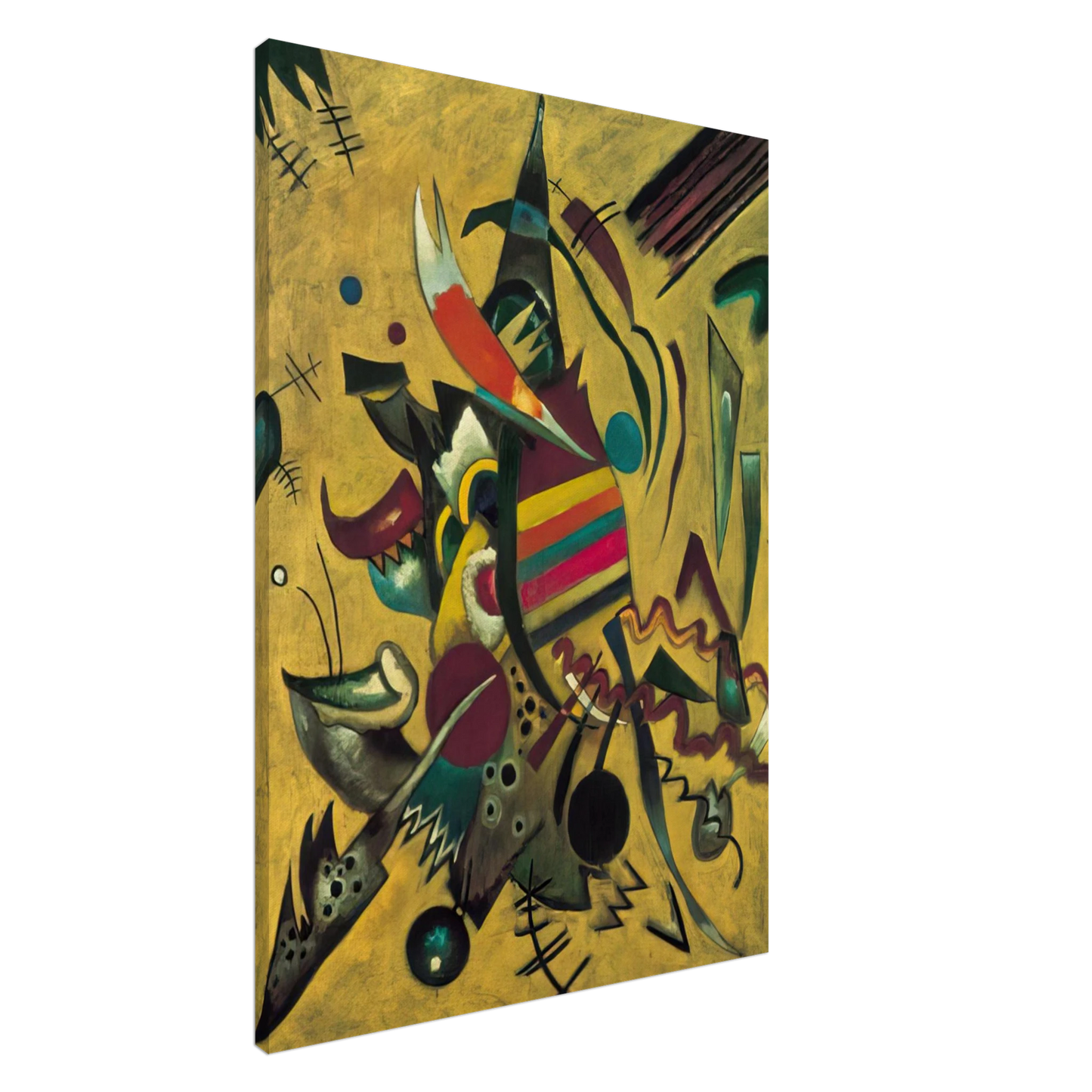 Wassily Kandinsky - NOT_DETECTED_189366 Canvas - 20x30 cm / 8x12 inches-canvas
