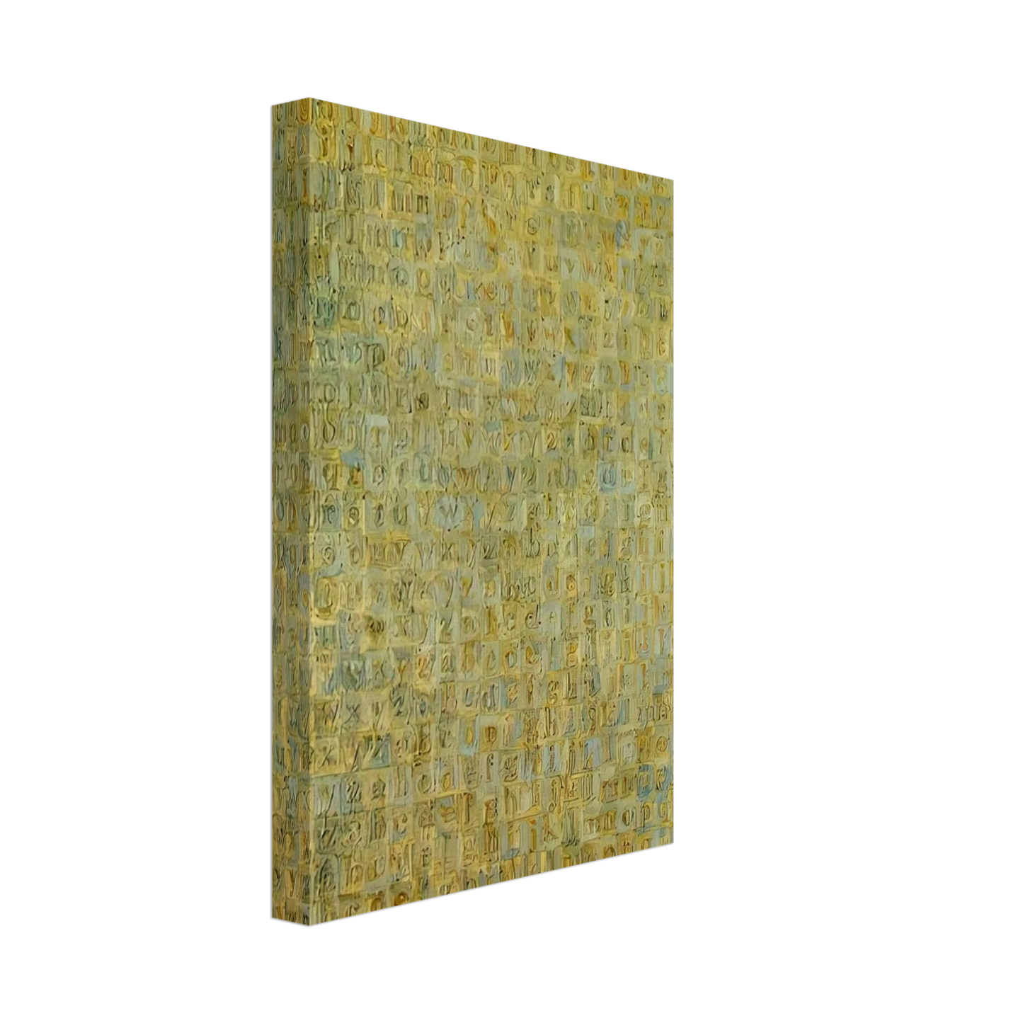 Jasper Johns - GREY ALPHABETS Canvas - 70x100 cm / 28x40 inches-canvas