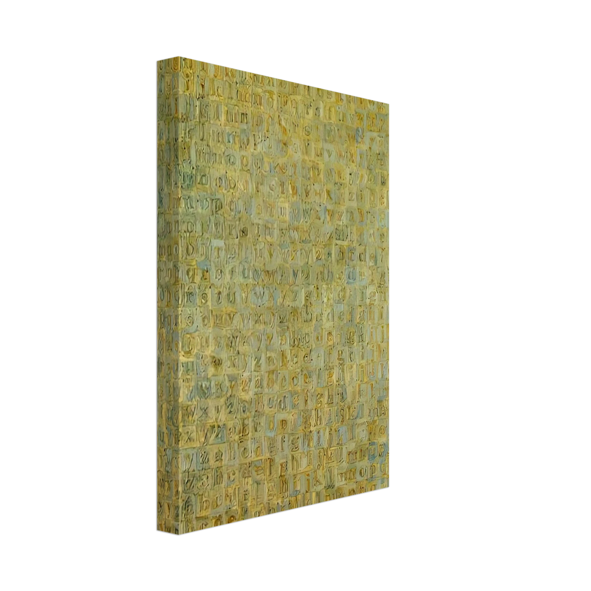 Jasper Johns - GREY ALPHABETS Canvas - 70x100 cm / 28x40 inches-canvas