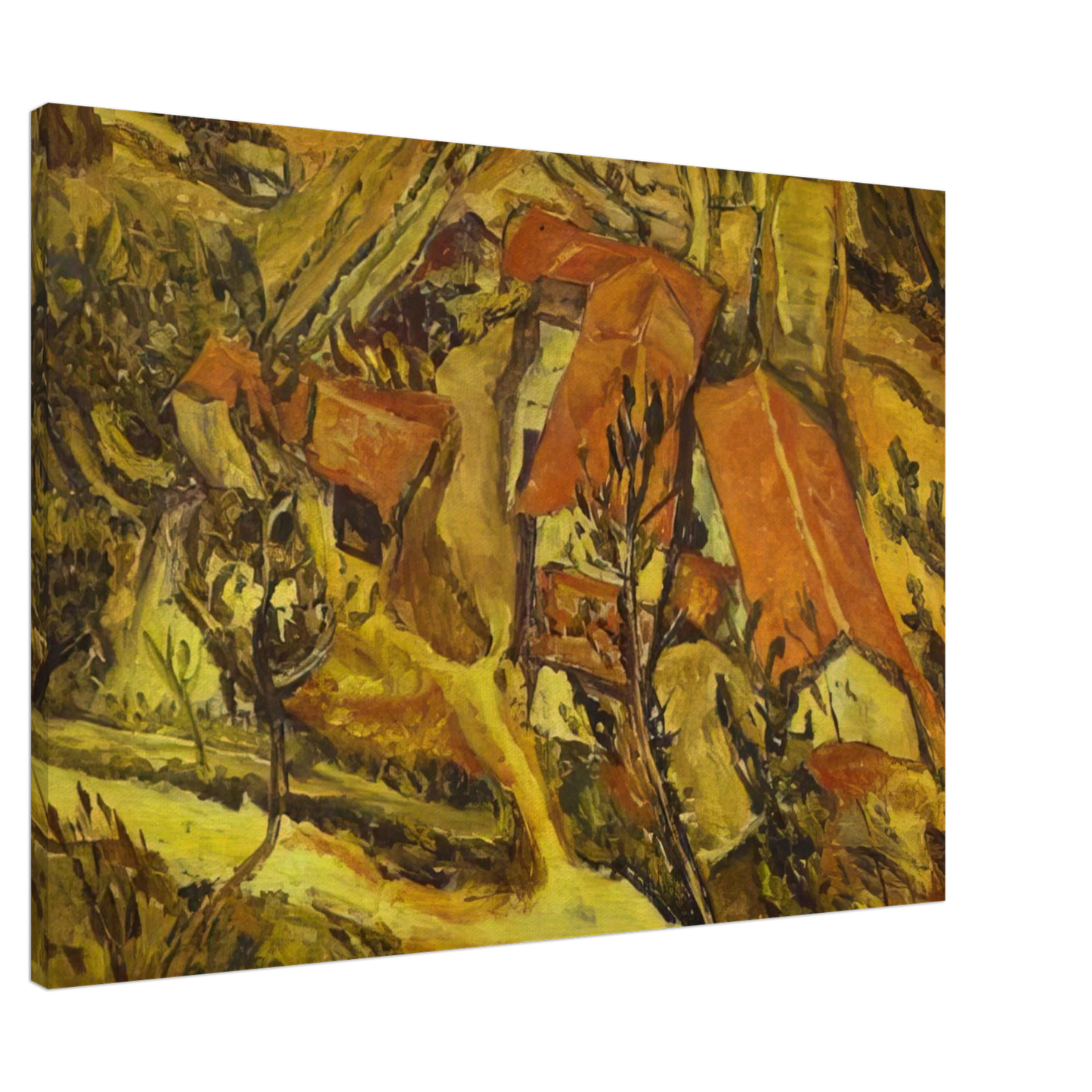 Chaim Soutine - LANDSCAPE Canvas - 20x30 cm / 8x12 inches-canvas