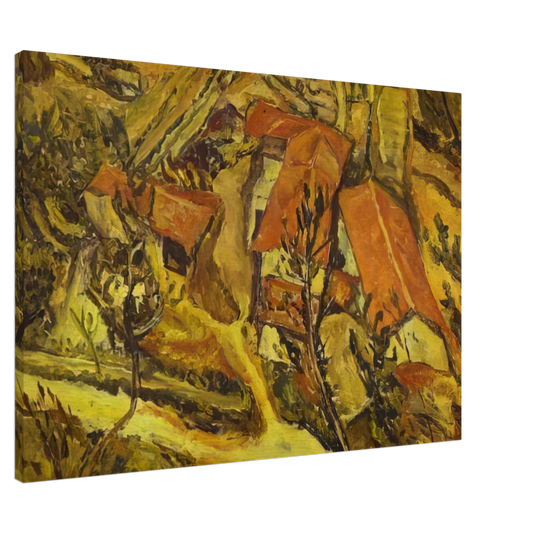 Chaim Soutine - LANDSCAPE Canvas - 20x30 cm / 8x12 inches-canvas