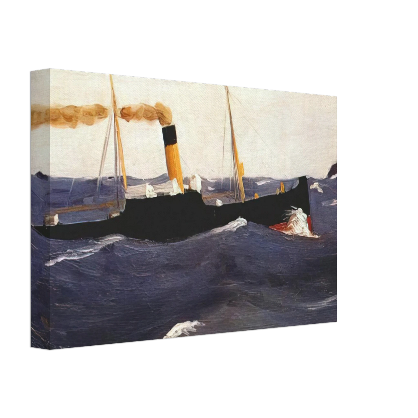 Edward Hopper - Tramp Steamer Canvas - 70x100 cm / 28x40 inches-canvas