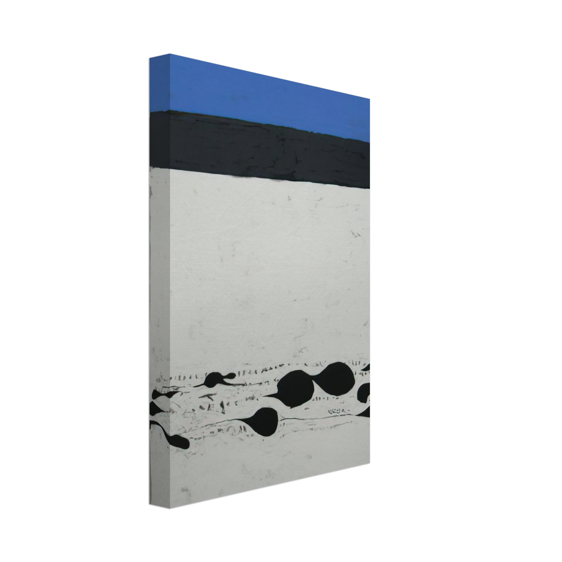 Adja Yunkers - Passages Des Soupias - 1973 Canvas - 40x60 cm / 16x24 inches-canvas