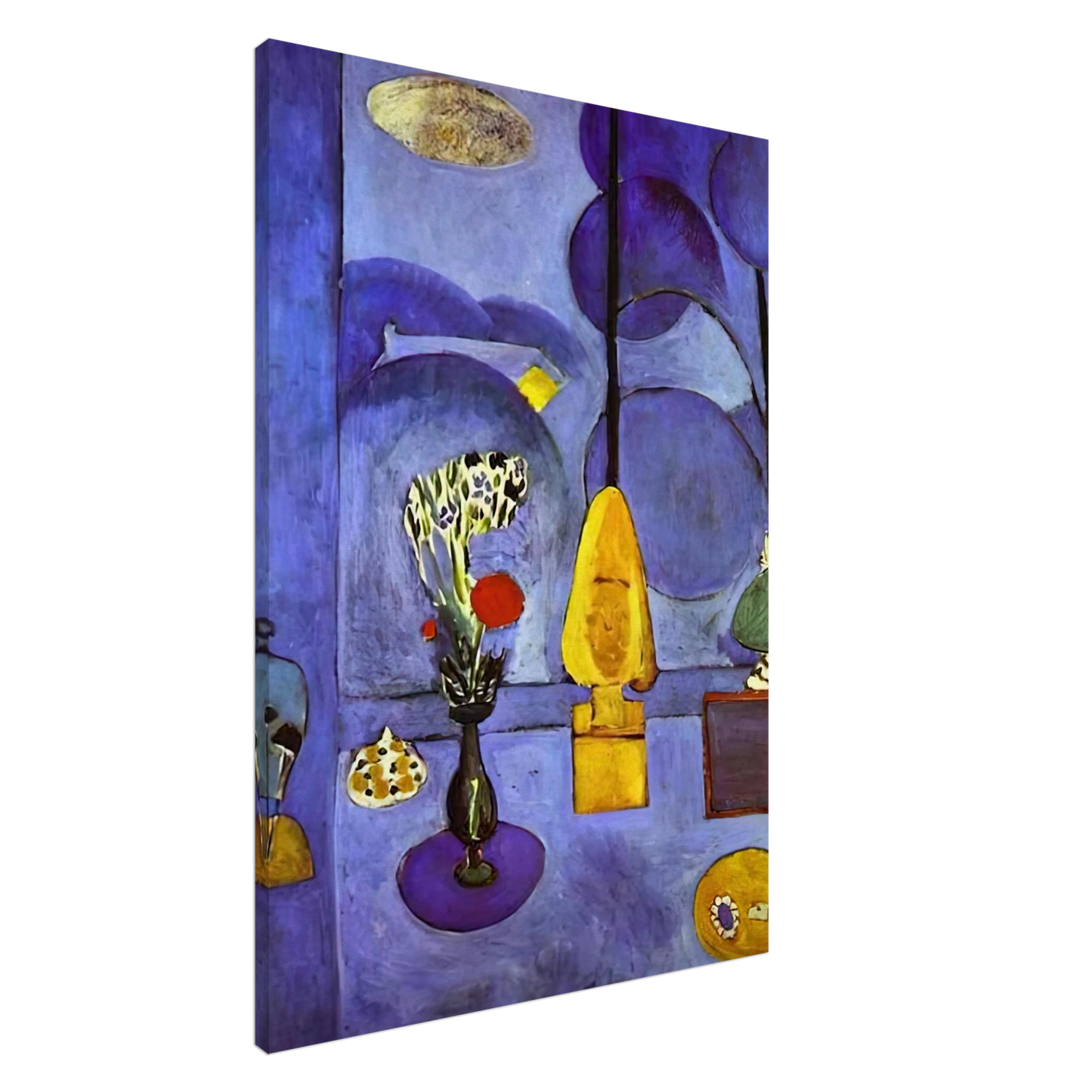 Henri Matisse - THE BLUE WINDOW 1911 Canvas - 20x30 cm / 8x12 inches-canvas