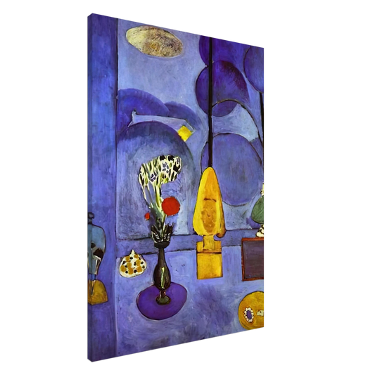 Henri Matisse - THE BLUE WINDOW 1911 Canvas - 20x30 cm / 8x12 inches-canvas