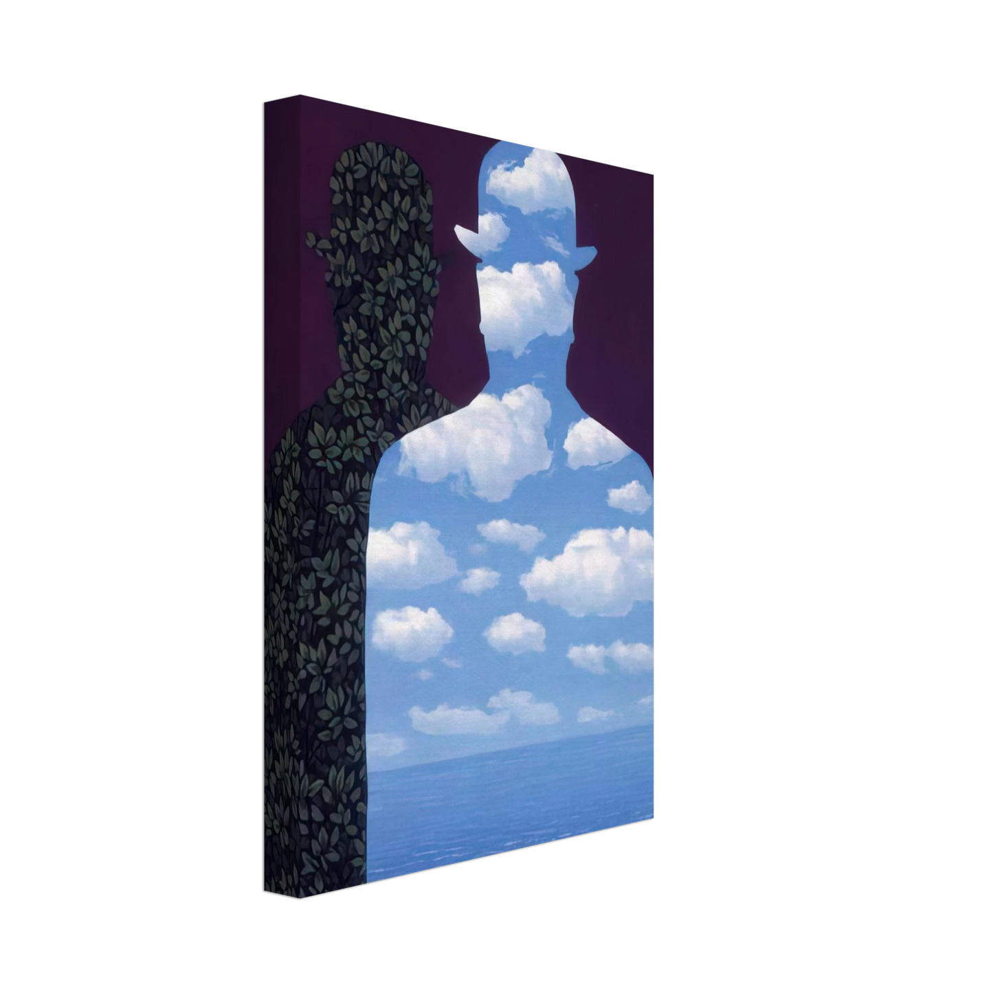 Rene Magritte - HIGH SOCIETY 1962 Canvas - 40x60 cm / 16x24 inches-canvas