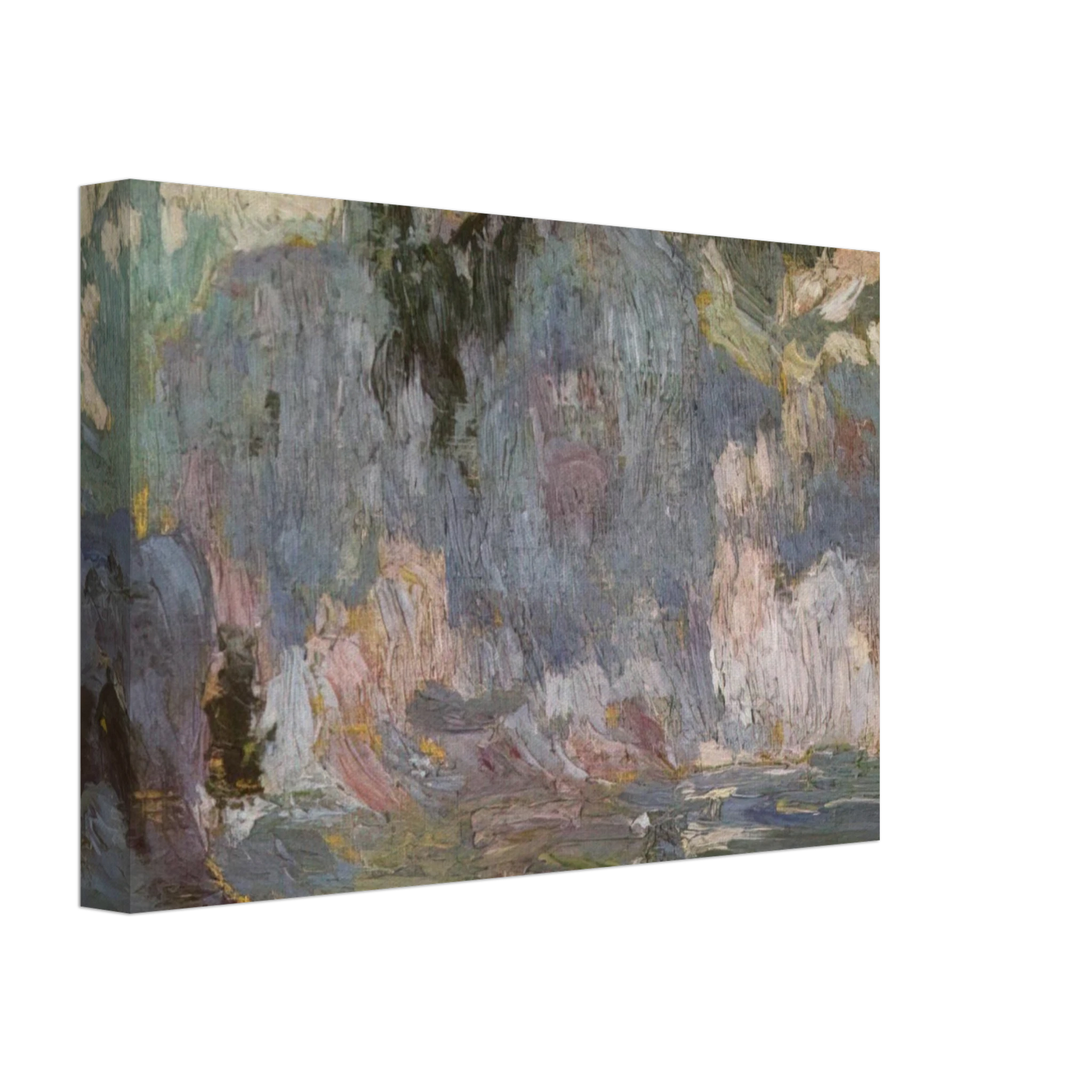 Salvador Dali - PLAYA PORT ALGUER FROM RIBA D EN PITXO Canvas - 40x60 cm / 16x24 inches-canvas