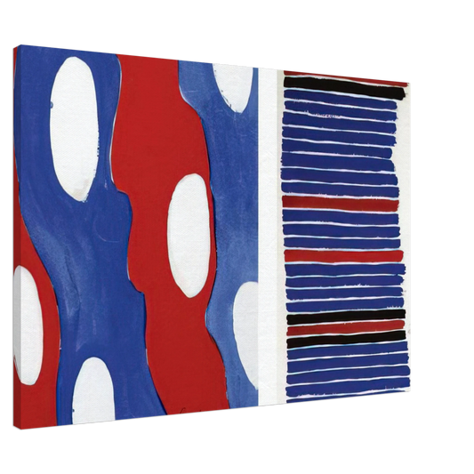 Sonia Delaunay - TISSU PROJECT Canvas - 20x30 cm / 8x12 inches-canvas