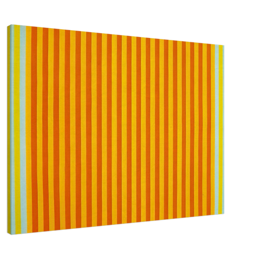 Gene Davis - Sunball - 1960 Canvas - 20x30 cm / 8x12 inches-canvas