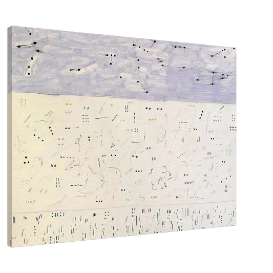 Gene Davis - Deep Six - 1979 Canvas - 20x30 cm / 8x12 inches-canvas