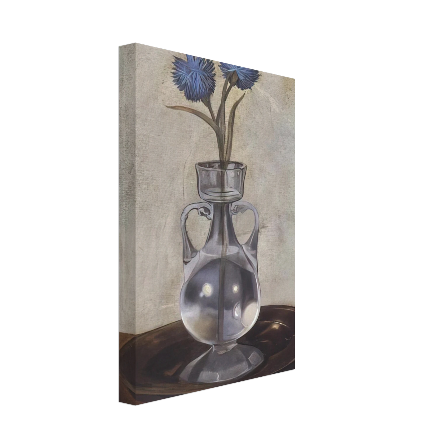 Salvador Dali - THE VASE OF CORNFLOWERS Canvas - 70x100 cm / 28x40 inches-canvas